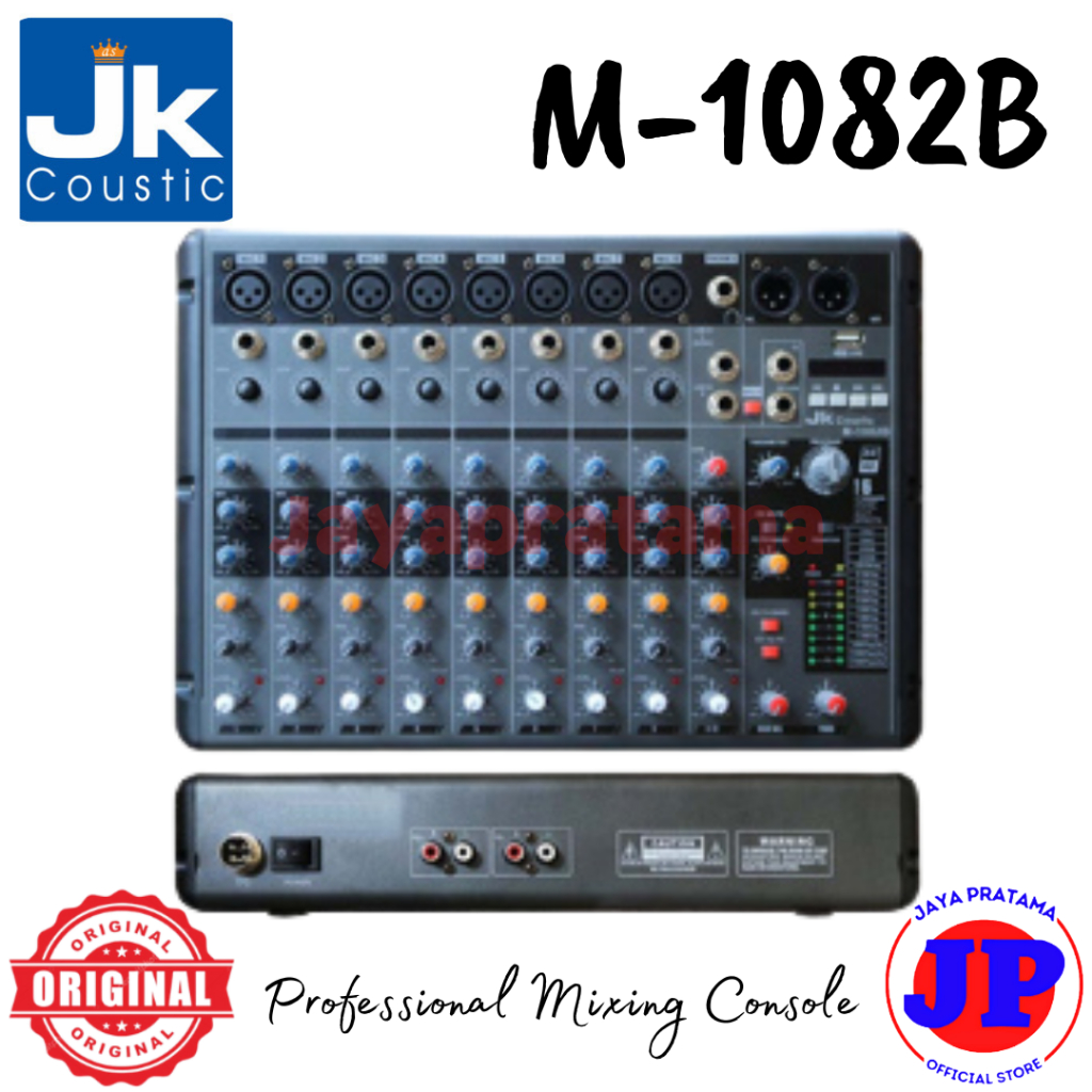 JK Coustic M1082B Professional Mixing Console Original Mixer M-1082B