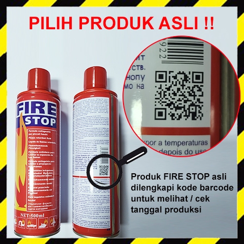 Uddjaya_ Firestop Fire Stop Extinguisher Apar Mini Spray Racun Alat Pemadam Api Kebakaran Ringan