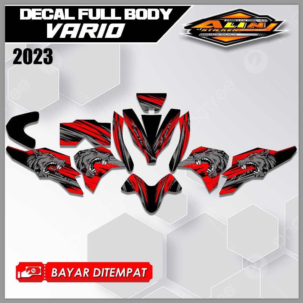 2023 (COD) decal vario new 125 2023 stiker fullbody honda vario 125stiker decal honda vario 125 2023