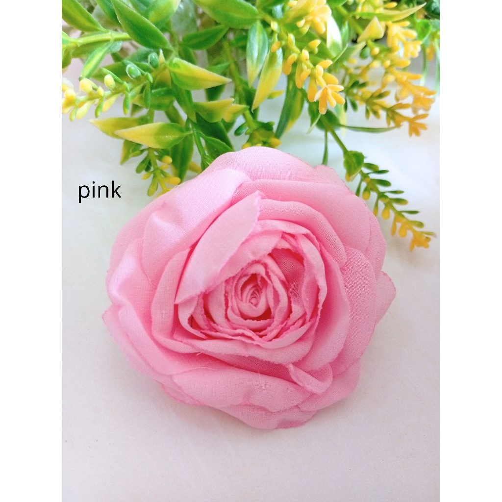 BROS BUNGA BESAR / JEPIT BUNGA / BUNGA MAWAR MEKAR / BUNGA KAIN