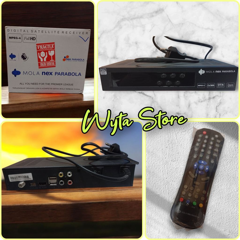 Receiver Mola Nex Parabola Putih