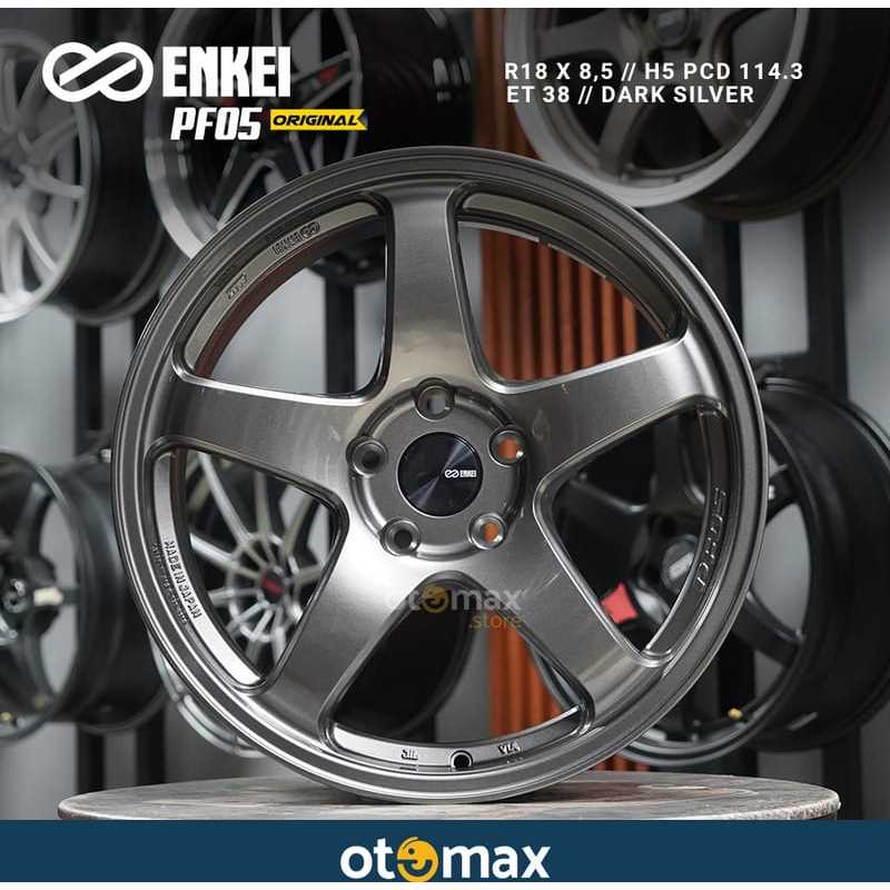 Velg Mobil Enkei PF05 Original Japan Ring 18 Dark Silver