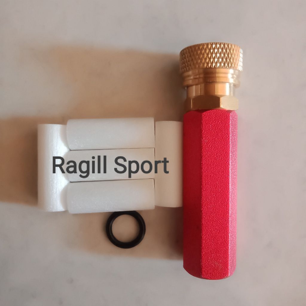Casing Filter Merah Original+Set Busa Filter Pompa Pcp,Import 100%, Sparepart Pompa Pcp, Pembayaran 