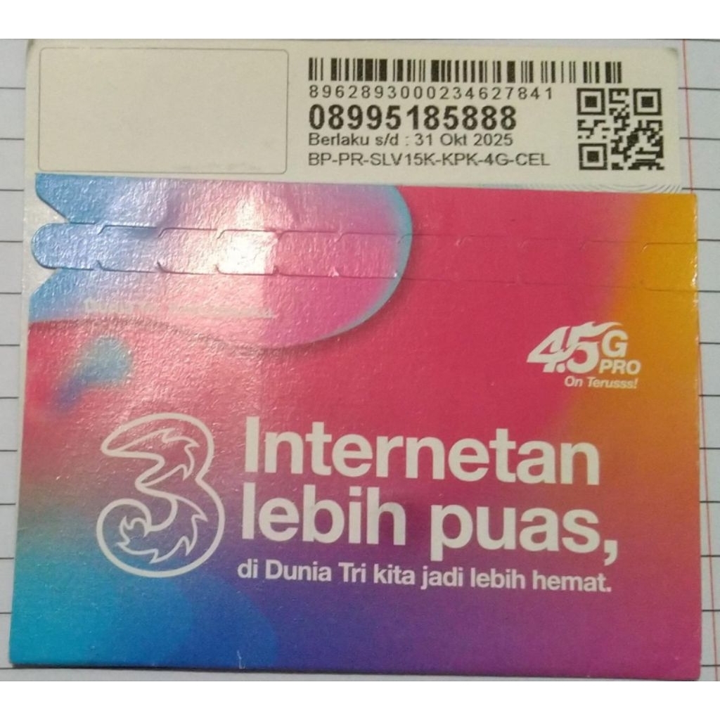 perdana tri nomor cantik nomor bagus 0899.518.5888