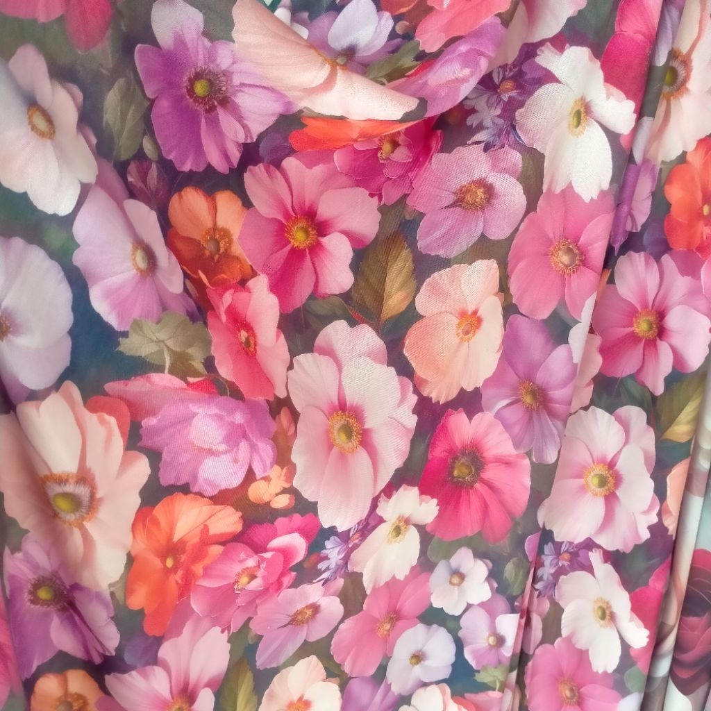 Kain Katun Rayon/Bahan Rayon/Kain Rayon premium/Kain Rayon motif/kain Rayon meteran ,,harga tertera 