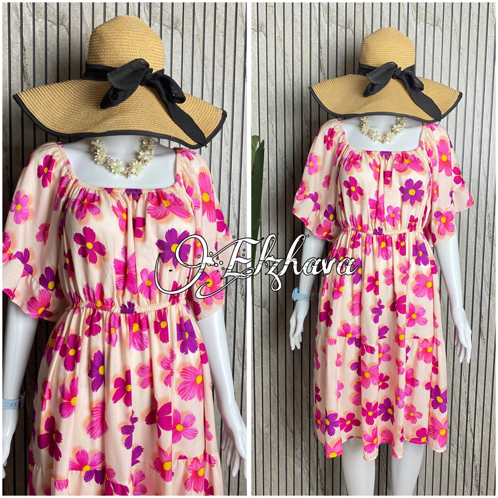 Dress Polos Mini / Daster Elzhava / Elzhava Dress Polos