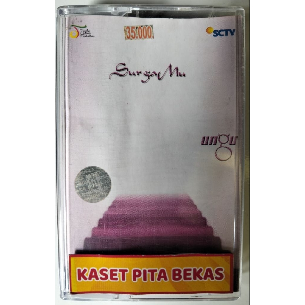 kaset pita bekas pop ungu band album surgamu