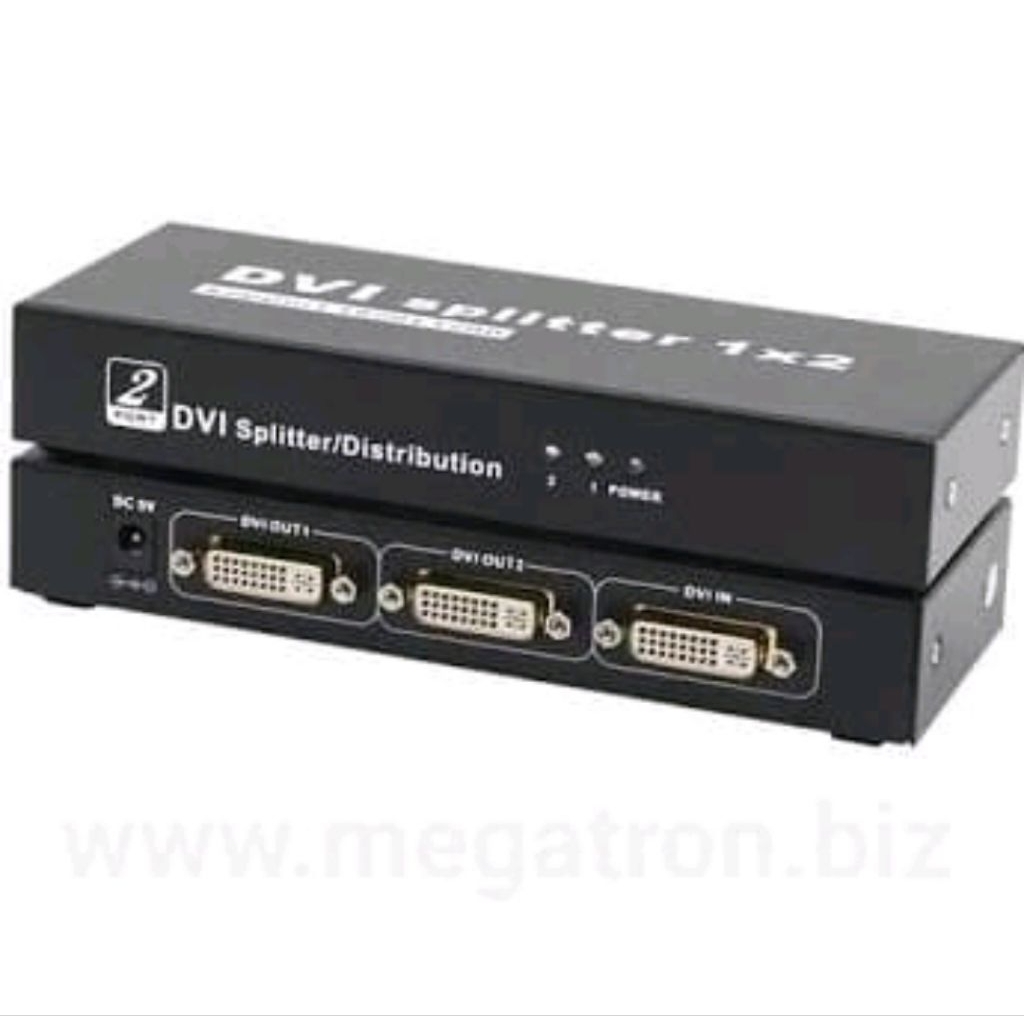 DVI Splitter 1 input - 2 output (1x2)