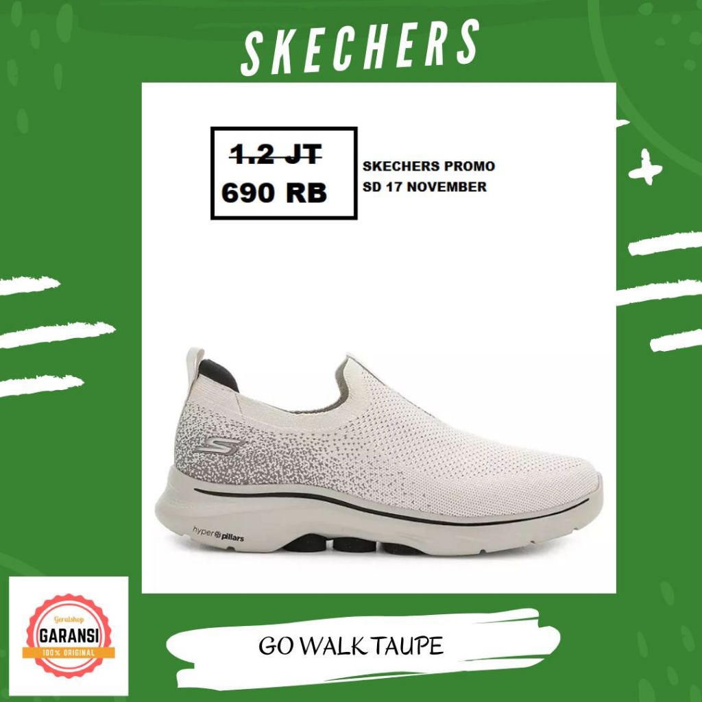 Sepatu sandal skechers pria ori GO WALK 7