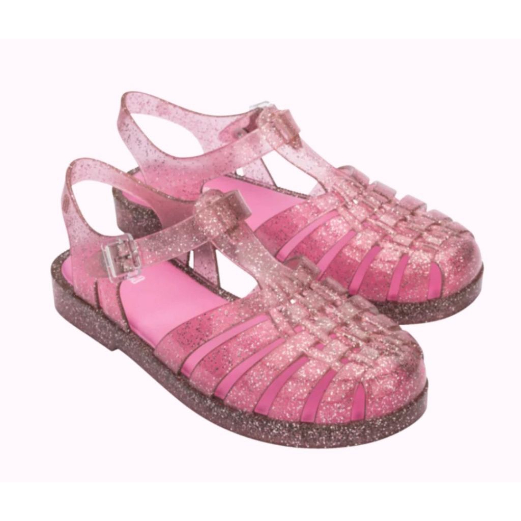 SALE MELISSA POSSESSION SHINY PINK GLITTER BKG SIZE