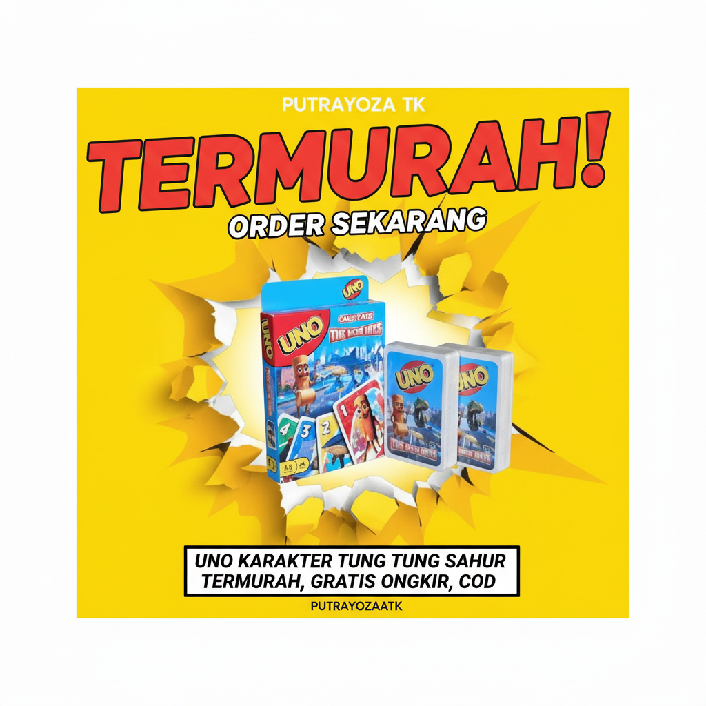 UNO KARAKTER TUNG TUNG TUNG SAHUR/ UNO KARAKTER/ TUNGTUNG SAHUR