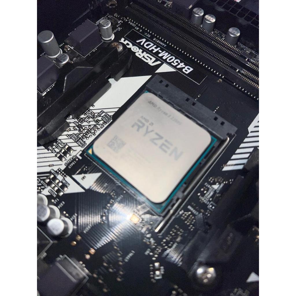 Processor Ryzen 3 2200G, Motherboard Asrock B450m HDV