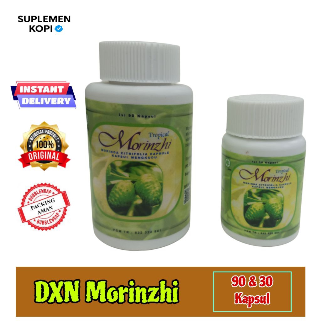 DXN Tropical Morinzhi, isi 90 kapsul dan 30 kapsul