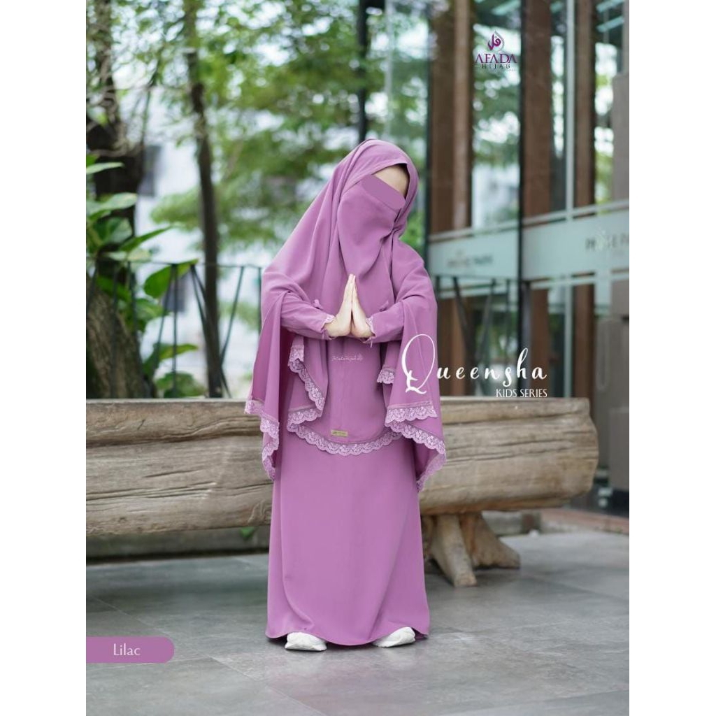 Majda Syari - Queensha Kids Series (Set Gamis Anak)