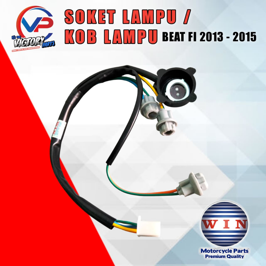 WIN Kabel Soket / COP Lampu Honda Beat Fi Stater Kasar 2013 2014