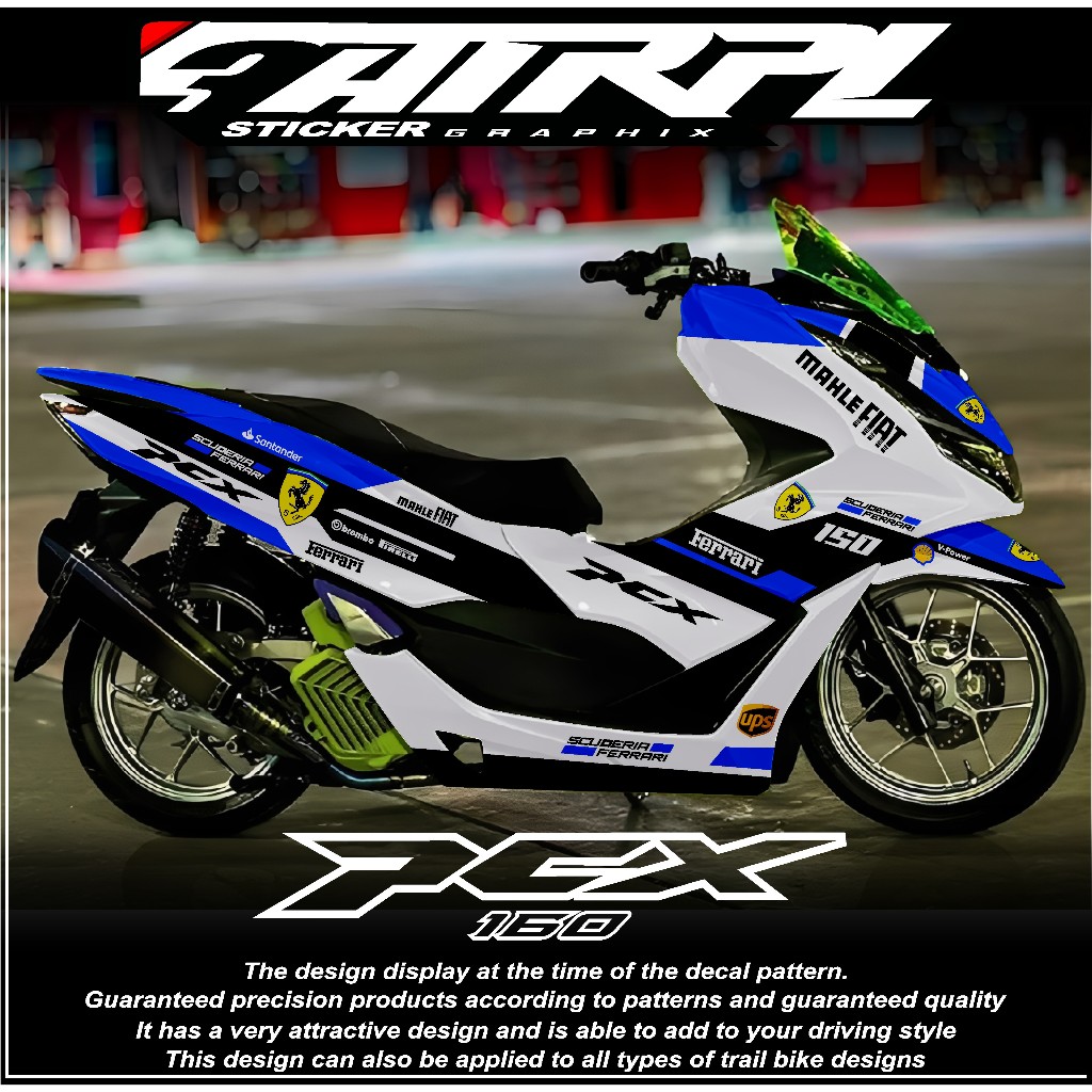 Decal Sticker PCX 160 2021 Fullbody - Dekal PCX 160 New Decal Sticker Honda PCX 160 2021 atriplegrap
