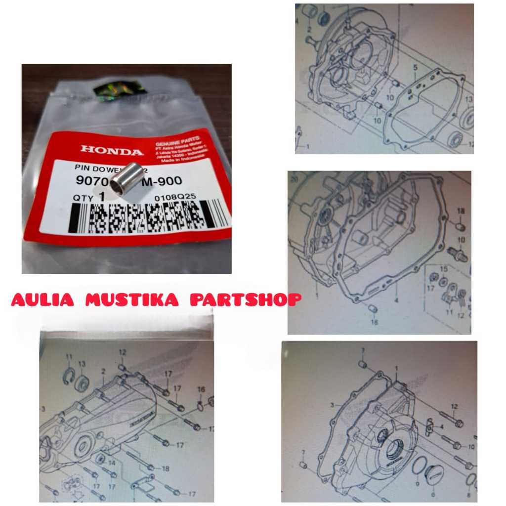 pin dowel bak blok magnet cvt kopling beat vario spacy scoopy kirana karisama revo supra