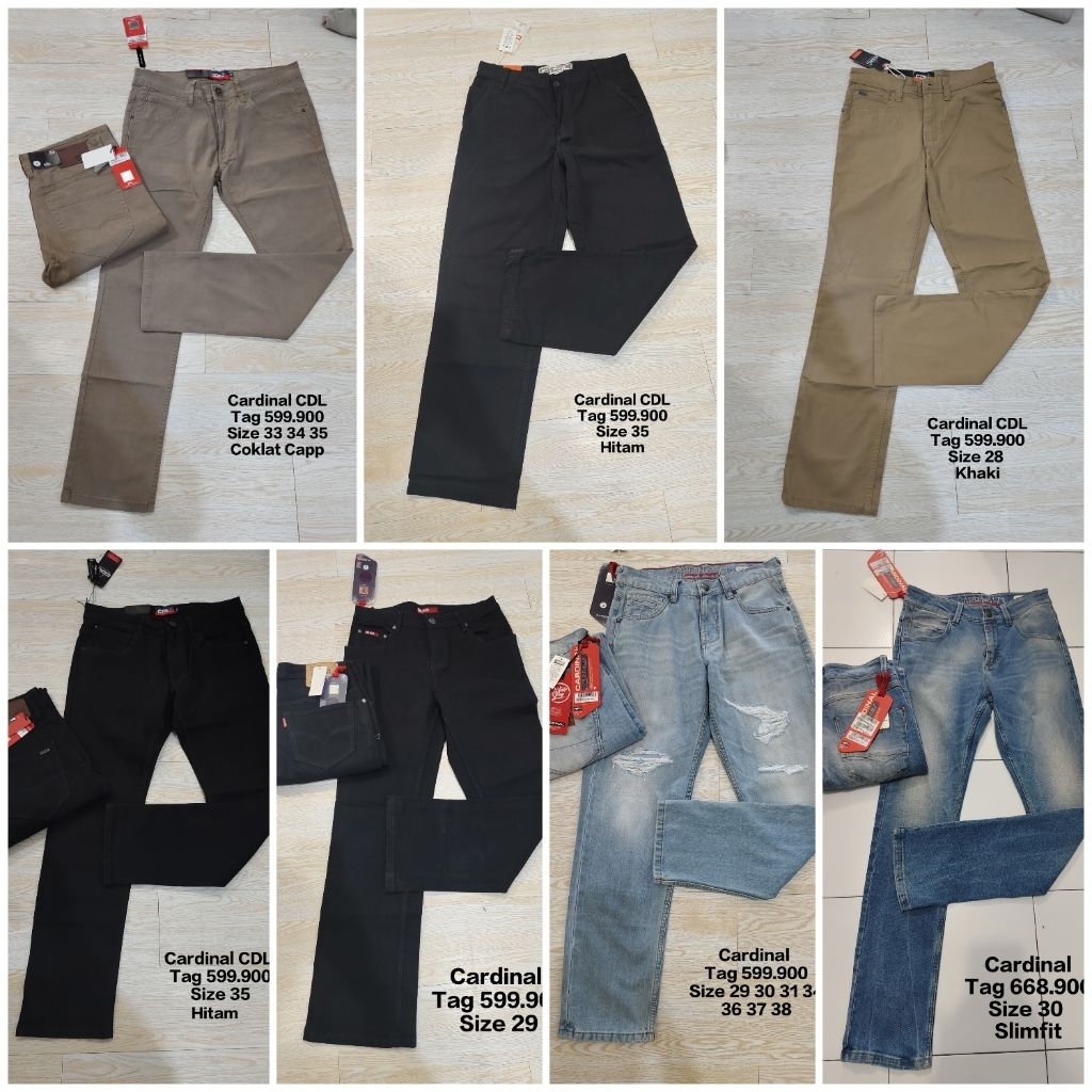 Celana Panjang Casual dan JeansCardinal Ori