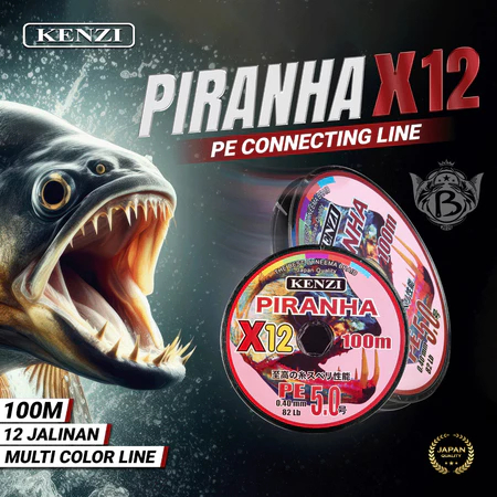 KENZI LINE SENAR PE PIRANHA X12 100 Meter
