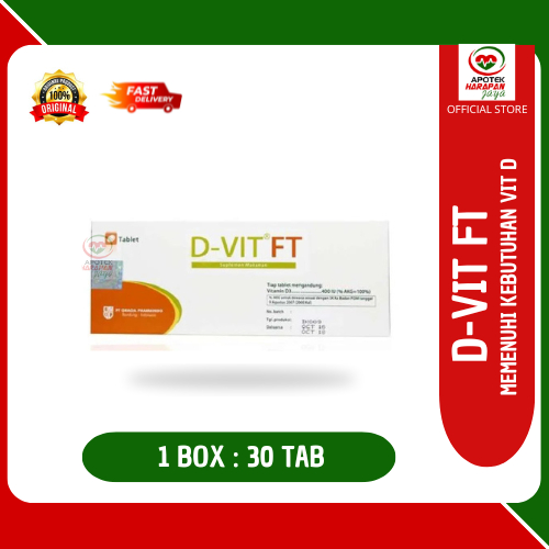 DEVIT FT/ D-VIT FT ISI 30 TAB/ SUPLEMEN VIT D3 400 IU