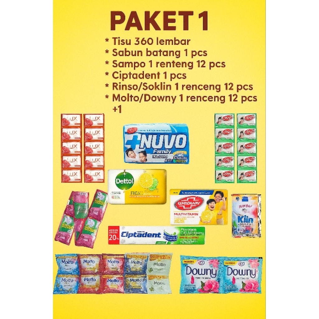 Rinso cair sachet , molto cair sachet sabun mandi sabun mandi dettol