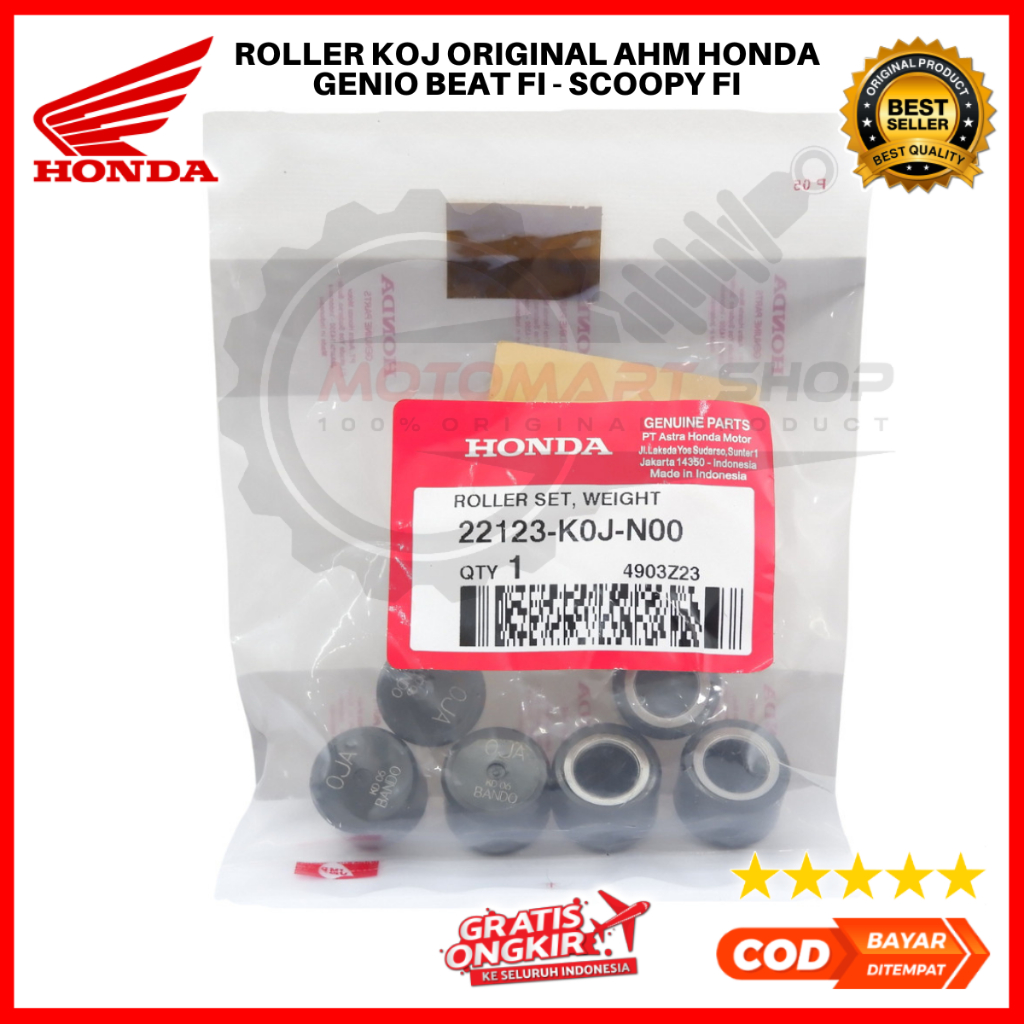 Roller KOJ Original AHM Honda Genio Beat FI - Scoopy FI motor