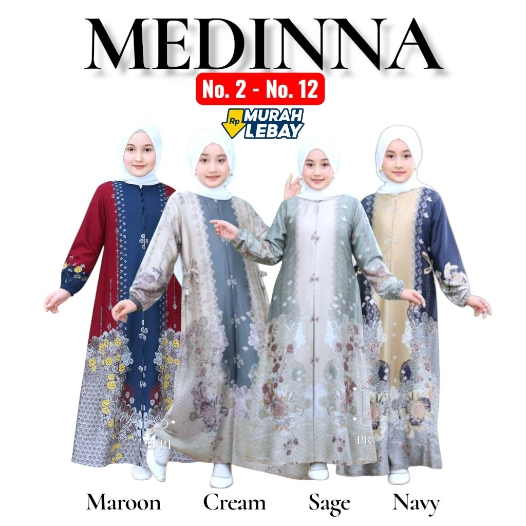 Gamis Muslim Anak Medina Silk Premium | Medina Kids Silk Premium
