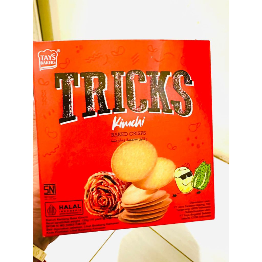 Tricks baked crisps potato