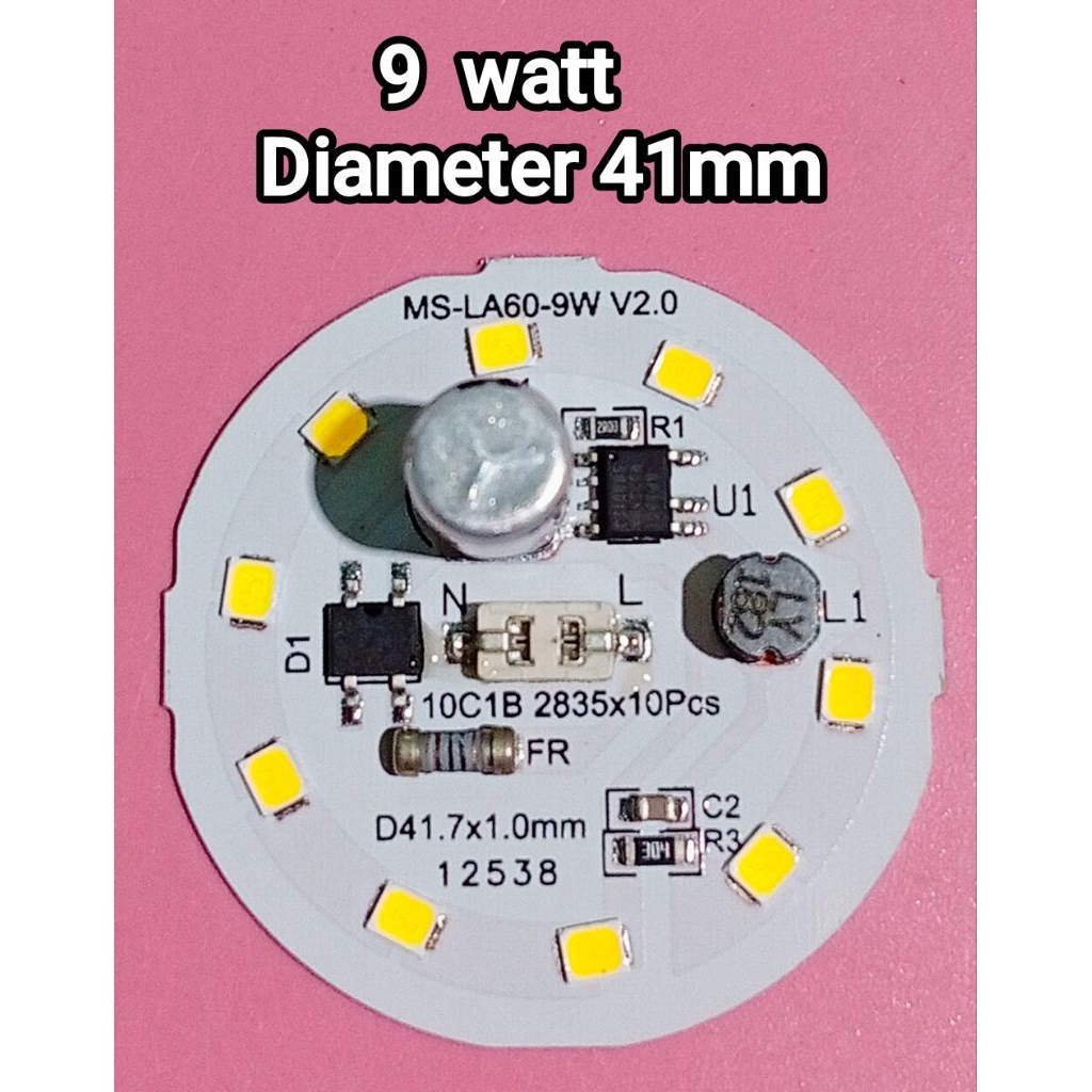 PCB LED AC MSL 9 WATT