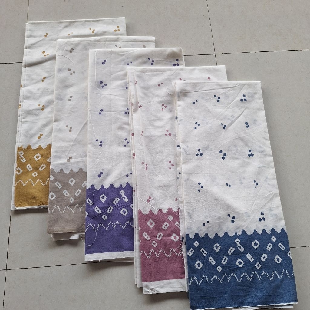 Kain Batik Jumputan Kain Panjang Jumputan Murah Batik Jumput 2x1meter Jumputan