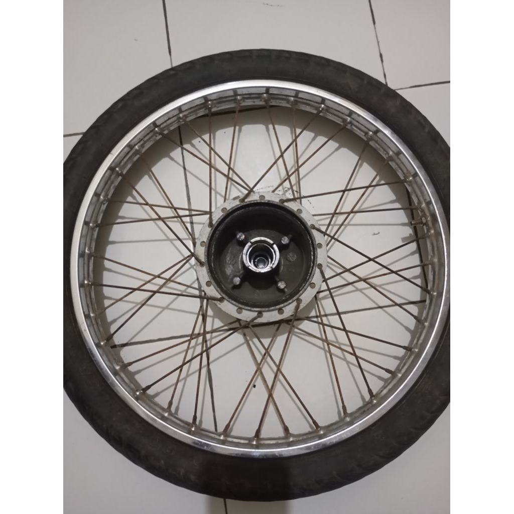 roda depan set suzuki smash shogun tornado bravo rem tromol original copotan