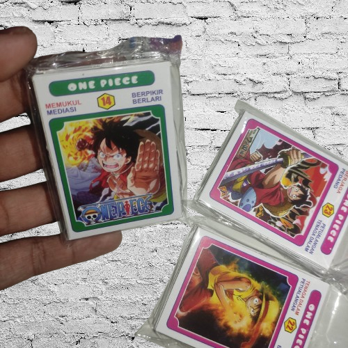1 Sachet Mainan Kartu Kwartet 4,5x6,5cm Wartet lokal gambar pilih