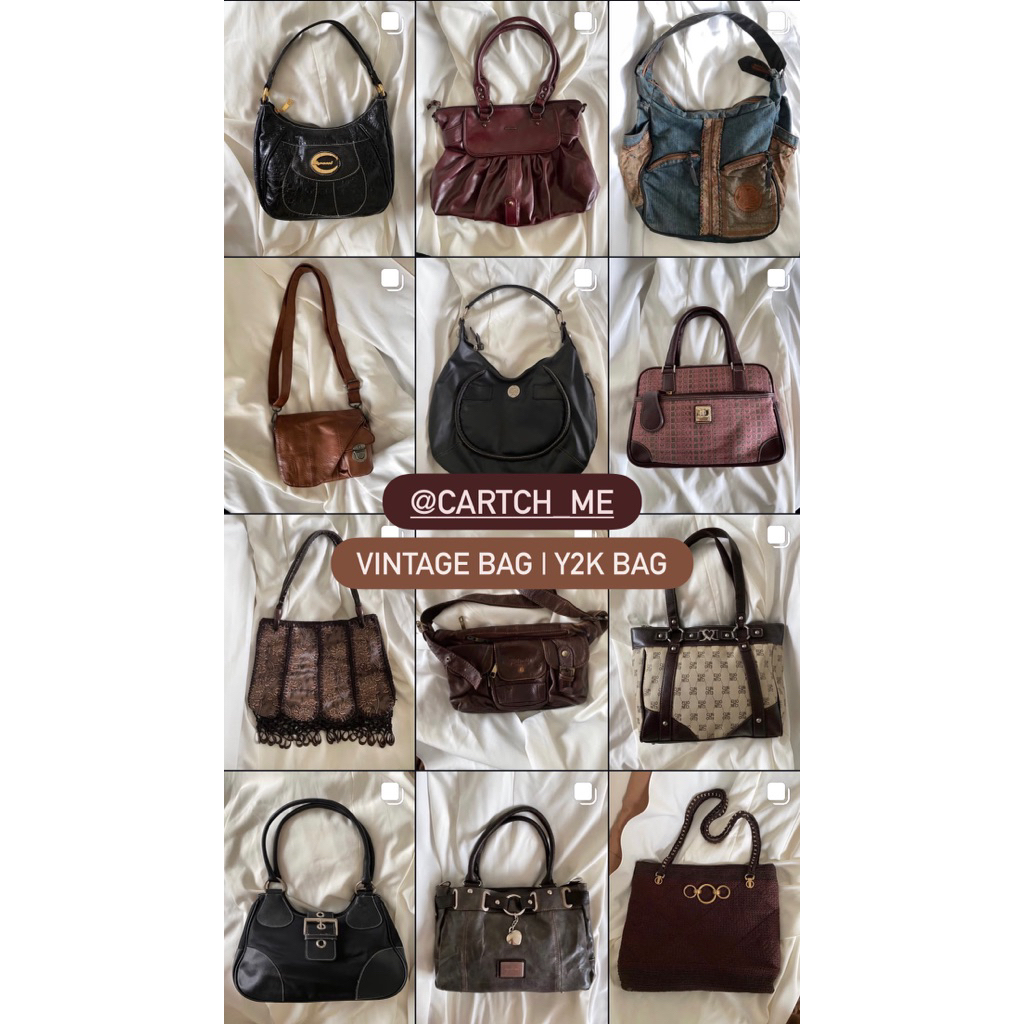 Vintage Bag | Y2K Bag | tas unik vintage | Shoulder bag vintage | Totebag vintage | hobobag vintage