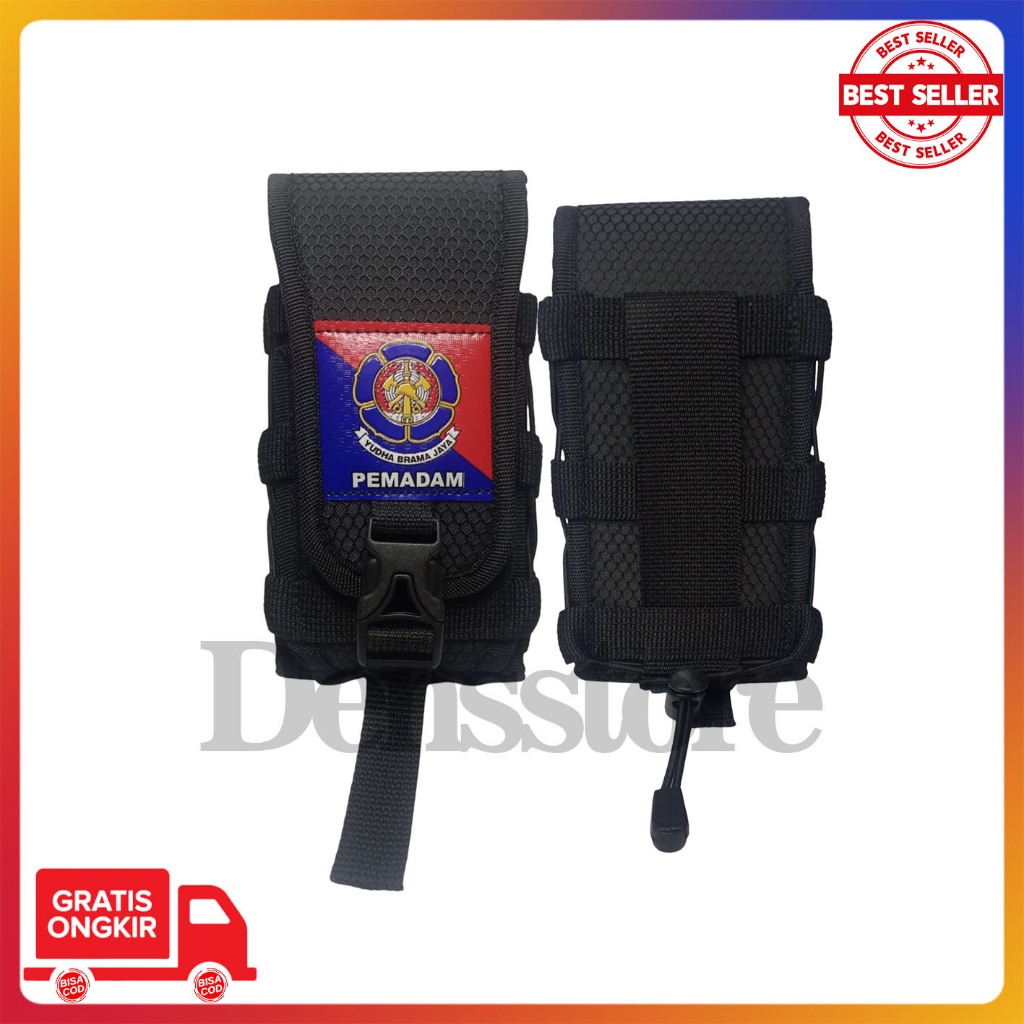 SARUNG HP TACTICAL SARUNG HP PINGGANG LOGO PEMADAM