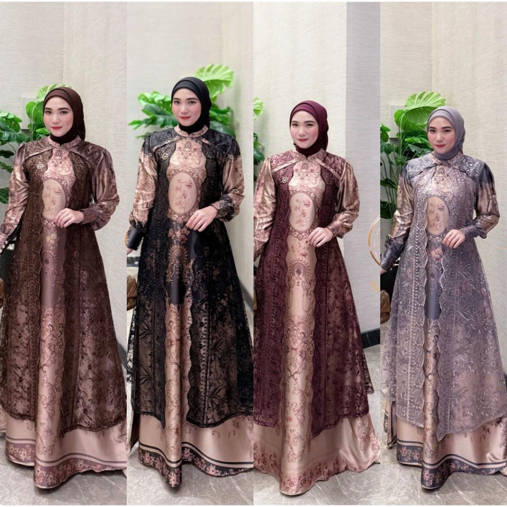 LuxuryFashion READY GAMIS DRESS WANITA RIVELA VOL 3 BY NEW LUSY BEST SELLER