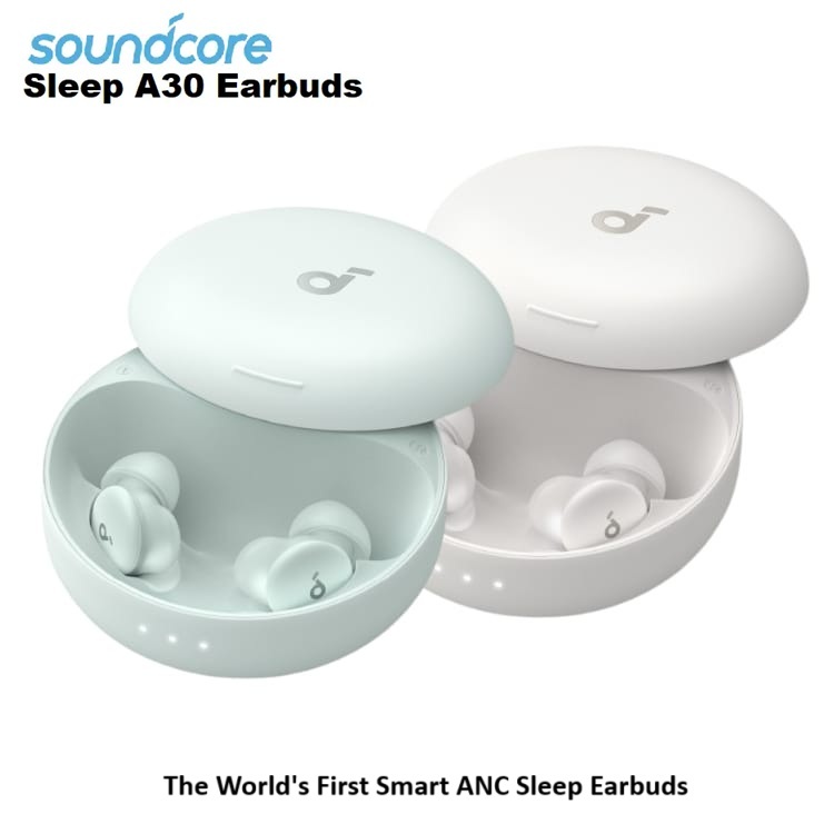 ANKER SoundCore Sleep A30 - Smart ANC Sleep Earbuds - D1301