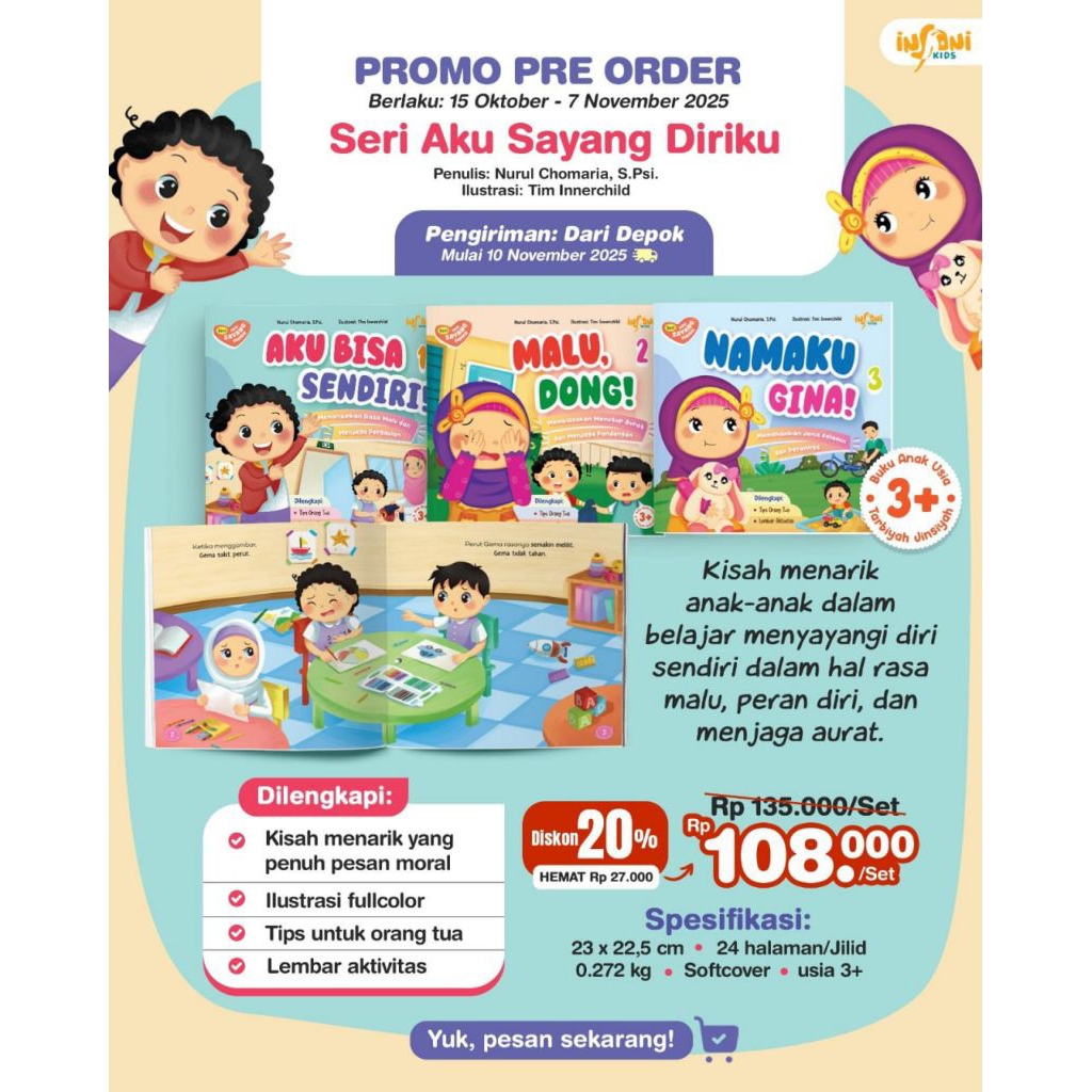 READY - Seri Aku Sayang Diriku