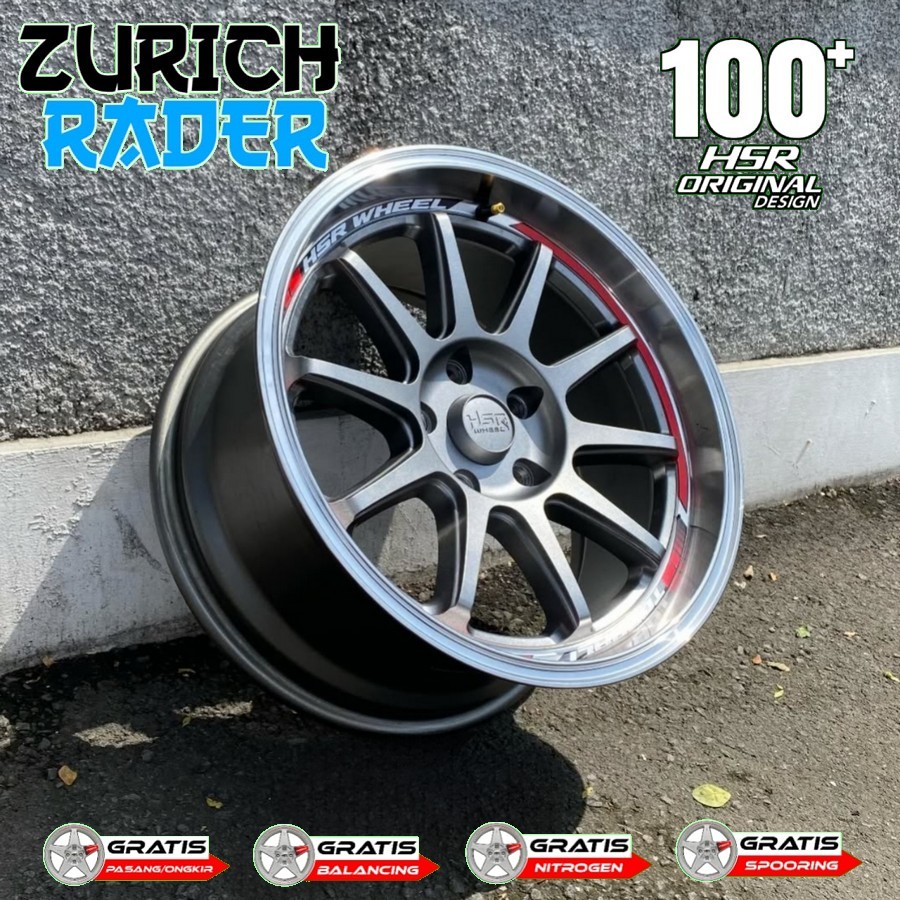 Velg Racing Ring 17 Hsr Toboali Pelek Mobil R17 Celong Untuk Almaz Xpander Juke Terios Crv