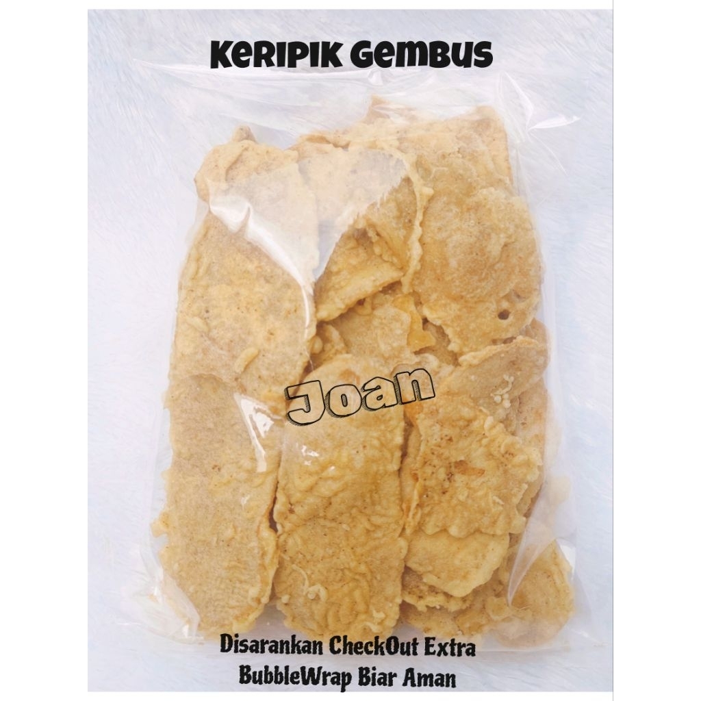 KERIPIK GEMBUS 250gr / Camilan & Oleh Oleh Khas Magelang Jogja Solo