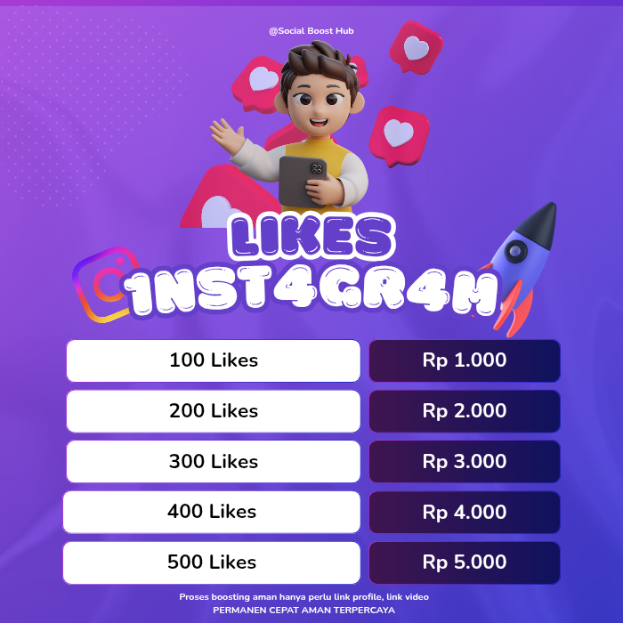 TAMBAH LIKES IG PERMANEN BERGARANSI TAMBAH SUKA IG PERMANEN CEPAT MASUK FAST