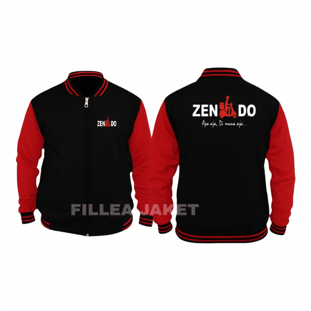 Varsity jacket  Baseball resleting logo driver zendo simple | Jacket varsity Baseball new driver zen
