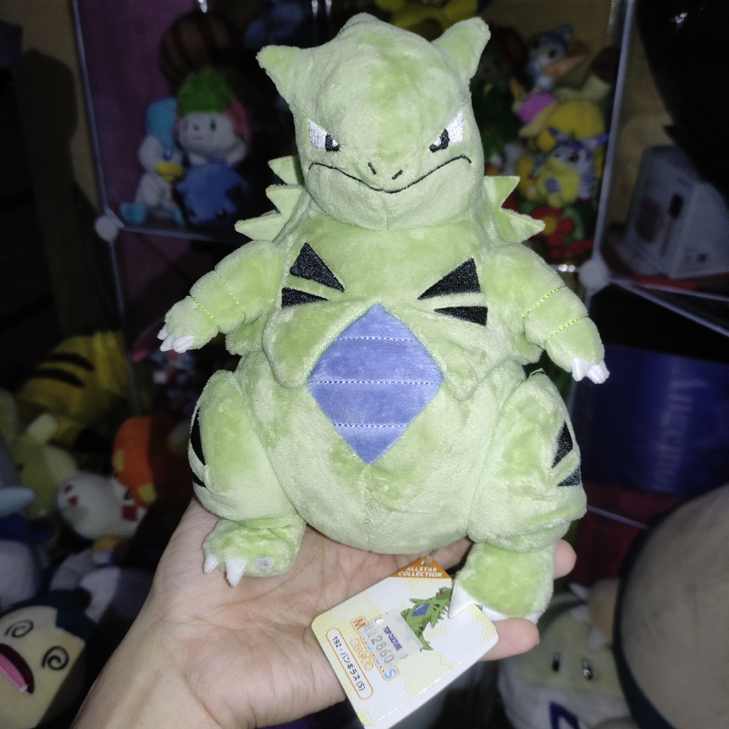 Boneka Plush Pokemon Tyranitar Pocket Monster Sanei New Tag