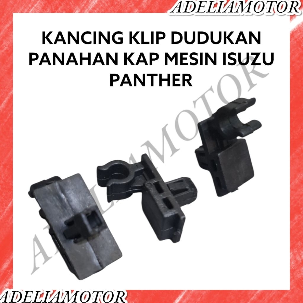 KANCING DUDUKAN TIANG KAP MESIN ISUZU PANTHER KANCING KLIP KAP MESIN ISUZU PANTHER