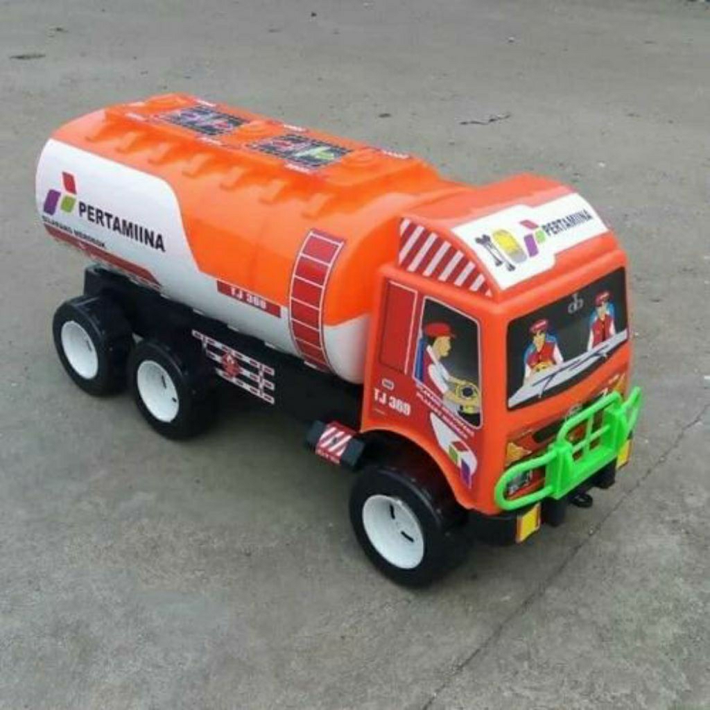 Mainan Truk Tanki Pertamina Jumbo Mobil Truck Tangki Besar Anak Laki