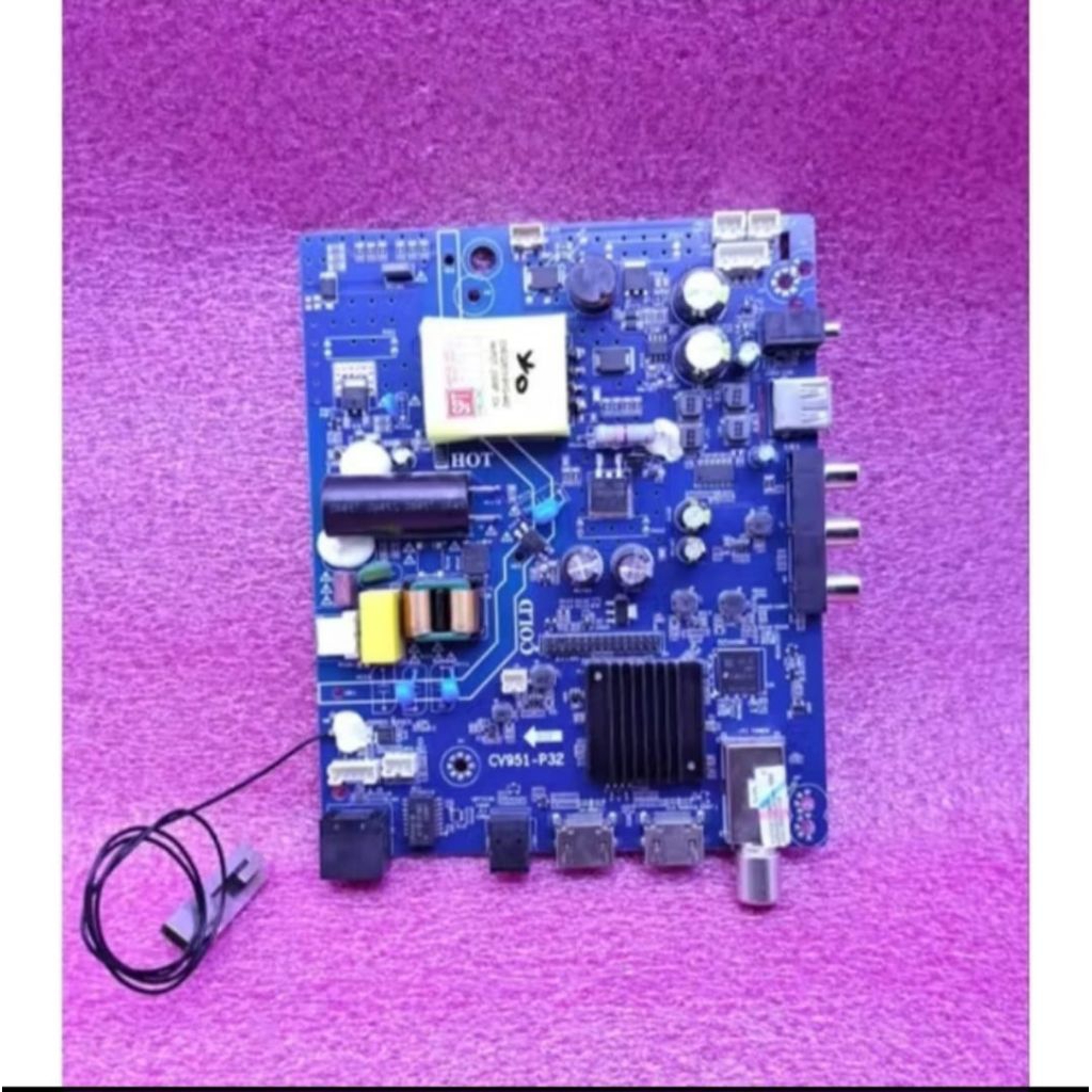 MB Mainboard mesin Tv Polytron PLD 32CV1869