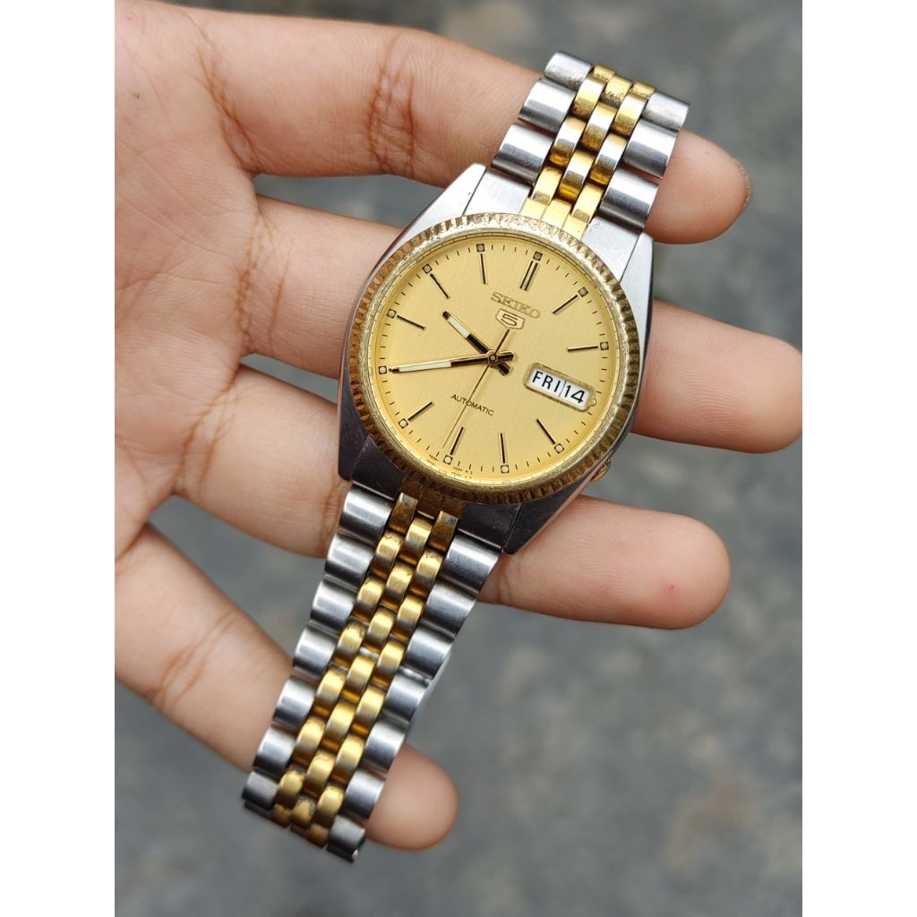 jam tangan seiko 5 automatic datejust president SNXJ92K1 caliber 7s26 3110 original