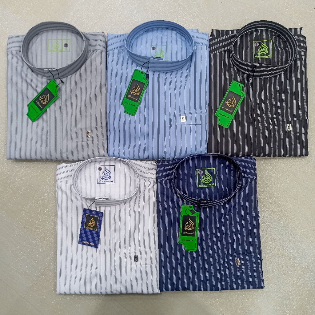 Koko Salur AL MAIMANAH Model Melayu Motif Salur Terbaru Koko Salur Koko Melayu Koko Salur Melayu Kok