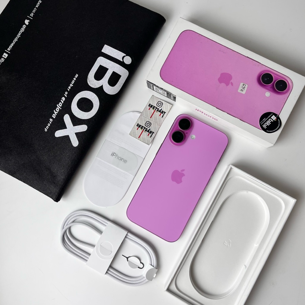 iPhone 16 128gb Pink iBox Garansi Resmi Blibli Juli 2026