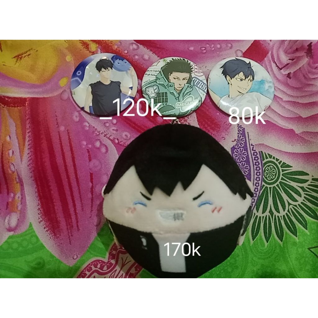 Fuwa kageyama & Pin badge megumi kageyama