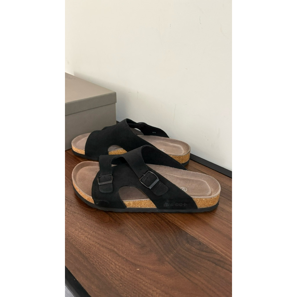 Sendal second/ bekas - Sendal kesehatan myfeet (myfee+) ORIGINAL - MY FEET F16 NR-BLACK ukuran/size 